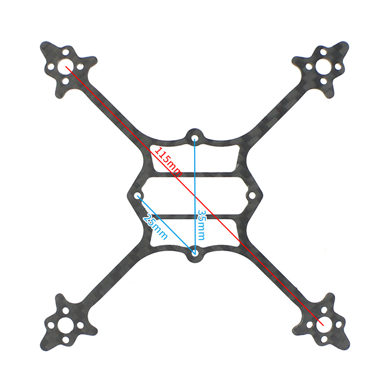 115mm Wheelbase Bottom Plate 3 - Fpv Drone Tool Kit のレビューと価格