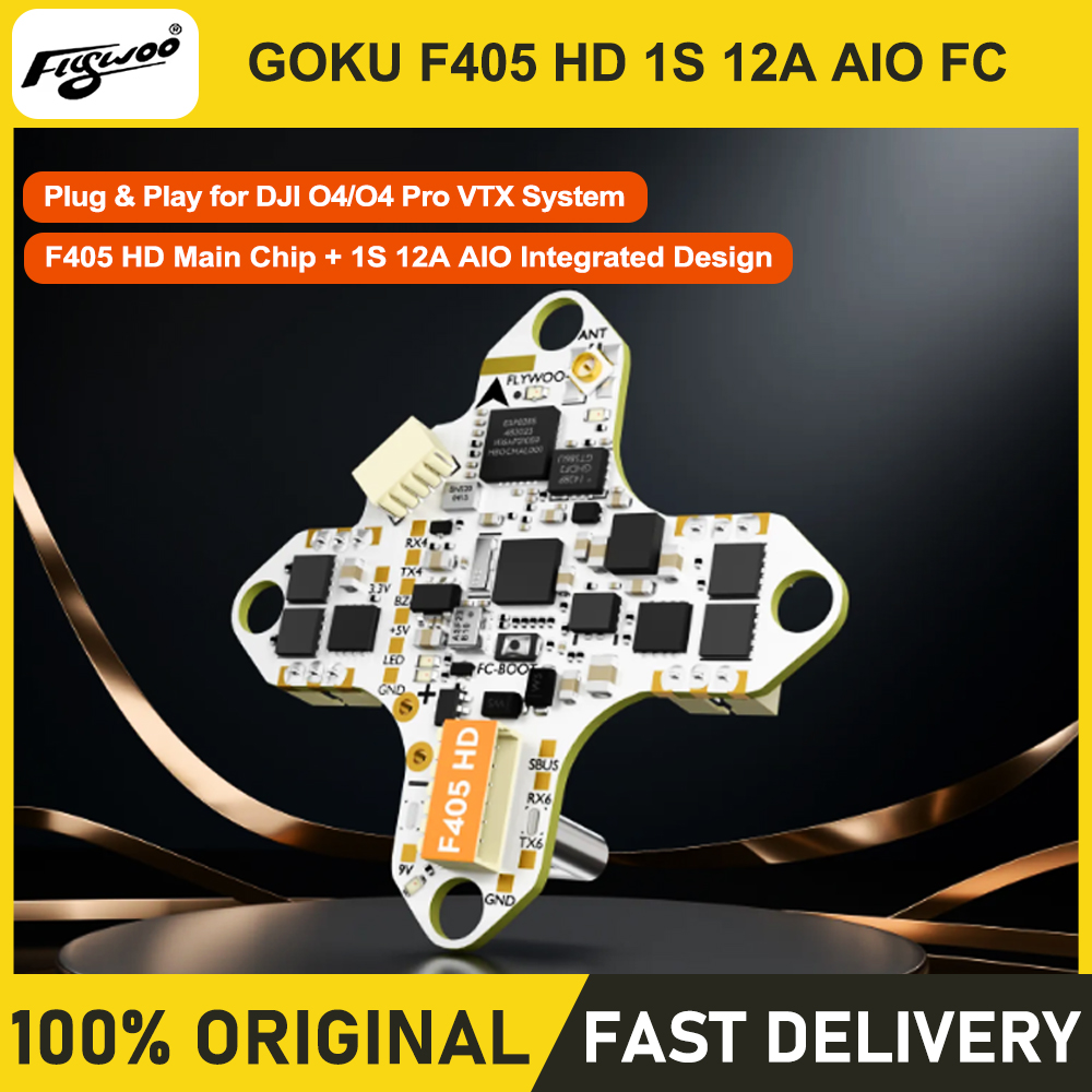 FLYWOO GOKU F405 HD 1S 12A AIO - Fpv Drone Flight Controller のレビューと価格
